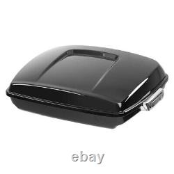 Gloss Black Razor Pack Trunk Fit For Harley Touring Tour Pak Road Glide 14-2022