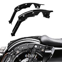 Gloss Black Rear Fender Support Kit Fit For Harley Touring Road Glide 2014-2023