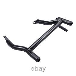 Gloss Black Saddlebag Guards Crash Bar For Harley Touring Street Glide 2009-2024