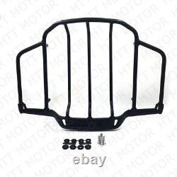 Gloss Black Tour Pak Pack Luggage Rack For 93-13 Harley Touring Road Glide Ultra