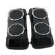 Glossy Black Abs Dual 6.5 Speaker Lids For 1994 2013 Harley Touring