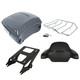 Gunship Gray King Trunk Mount Rack Pad Fit For Harley Touring 2014-up