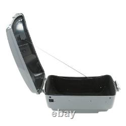 Gunship Gray King Trunk Mount Rack Pad Fit For Harley Touring 2014-Up