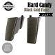 Hard Candy Black Gold Flake Advanblack No Cutout Stretched Saddlebag Fits Harley