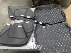 HOGWORKS Harley Davidson Touring Tourpak Saddlebag Liners Black And Silver