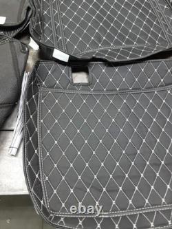 HOGWORKS Harley Davidson Touring Tourpak Saddlebag Liners Black And Silver