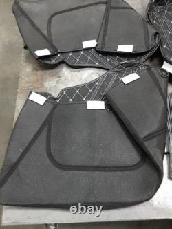 HOGWORKS Harley Davidson Touring Tourpak Saddlebag Liners Black And Silver