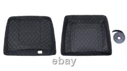Hard Candy Black Gold Flake Chopped Tour Pack Backrest Pad For 1997+ Harley