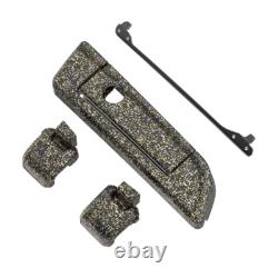 Hard Candy Black Gold Flake Hinges Latch For Advanblack Harley Tour Pack