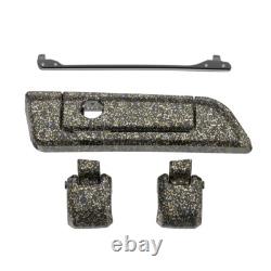 Hard Candy Black Gold Flake Hinges Latch For Advanblack Harley Tour Pack