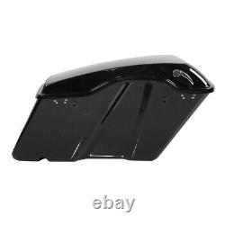 Hard Saddle Bags Trunk With Latch key Fit For Harley Touring Road King Glide 93-13