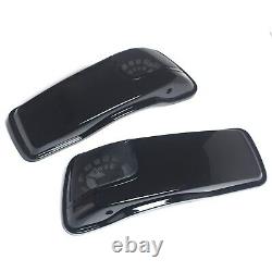 Hard Saddlebag Lids Speaker Cutouts For Harley Touring Road King Glide 2014-2024