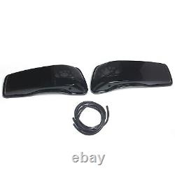 Hard Saddlebag Lids Speaker Cutouts For Harley Touring Road King Glide 2014-2024