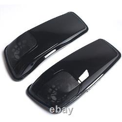 Hard Saddlebag Lids Speaker Cutouts For Harley Touring Road King Glide 2014-2024