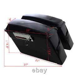 Hard Saddlebags Latches Fit For Harley Touring Electra Glide Road King 1993-2013