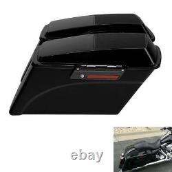 Hard Saddlebags with 6x9 Speaker Lids+Black Latch Fit For Harley Touring 94-13 12