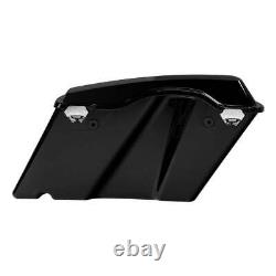 Hard Saddlebags with 6x9 Speaker Lids+Black Latch Fit For Harley Touring 94-13 12