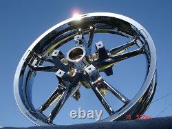 Harley Chrome Street Glide Enforcer Front Wheel 14-19 Touring Rim Exchange Progr