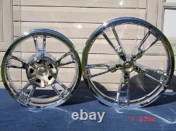 Harley Chrome Street Glide Enforcer Front Wheel 14-19 Touring Rim Exchange Progr