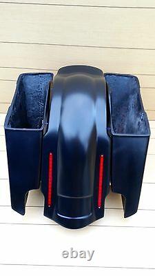 Harley Davidson 5saddlebags And Rear Led Fender Included Touring 96-2013