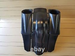 Harley Davidson 6down 9back Extended Bags/fender With 8x8 Lids Touring 94-2008