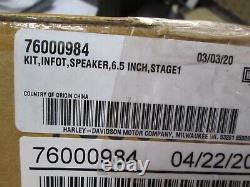 Harley-Davidson Audio Rockford Stage I Tour-Pak Air Cooled Lower Speaker kit