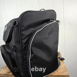 Harley-Davidson Bar & Shield Zippered Touring Luggage Bag Black Nylon 21