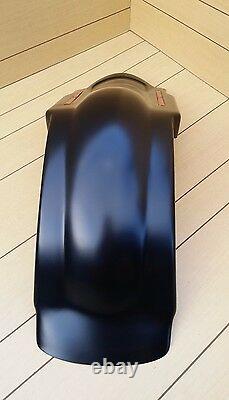 Harley Davidson Extended Stretched Rear Led Light Fender Touring Bikes 89-2013