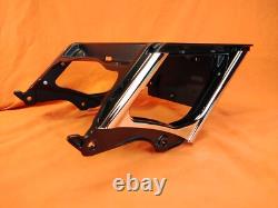 Harley Davidson Genuine 14 Up Flhtk Rigid Black/chrome Tour-pak Support Rack