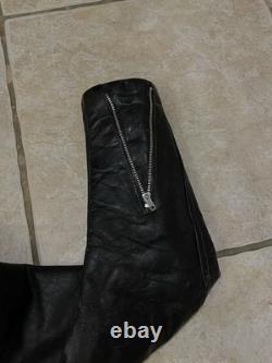 Harley Davidson Jacket Mens 42 Regular Black Leather AMF Cycle Champ Vintage