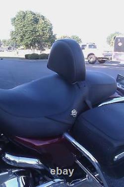 Harley Davidson Motorcycle Drivers Backrest Road Glide Quick Release Adjustable
