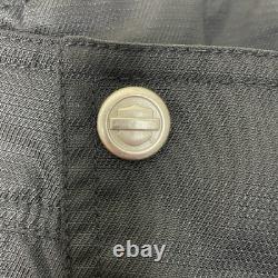 Harley Davidson Motorcycle Riding Pants Mens Medium Black Nylon Waterproof Biker