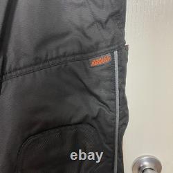 Harley Davidson Motorcycle Riding Pants Mens Medium Black Nylon Waterproof Biker