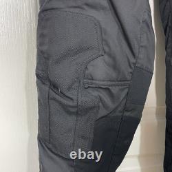 Harley Davidson Motorcycle Riding Pants Mens Medium Black Nylon Waterproof Biker