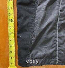 Harley Davidson Motorcycle Riding Pants Mens Medium Black Nylon Waterproof Biker