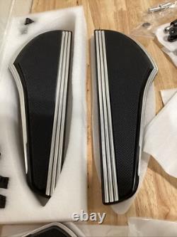 Harley Davidson Touring Floorboard Set- Black/Aluminum New