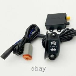 Harley Dual Garage Door Opener (Grip Switch) 2017 & Up Touring & Softtail Black