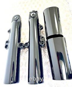 Harley Fork Legs Sliders WithCans Gloss Black ELCTRA GLIDE TOURING 2014-2022 SALE