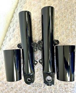 Harley Fork Legs Sliders WithCans Gloss Black ELCTRA GLIDE TOURING 2014-2022 SALE