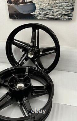 Harley NEW 2024 FLTRK Road Glide rims CUSTOM Black OEM Touring Wheels EXCHANGE