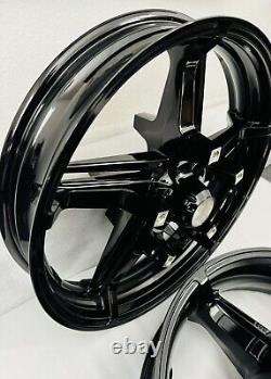 Harley NEW 2024 FLTRK Road Glide rims CUSTOM Black OEM Touring Wheels EXCHANGE