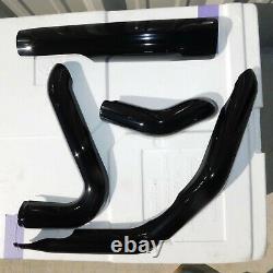 Harley OEM Touring M8 Exhaust Header Heat Shields Mirror Gloss Black 17-Later