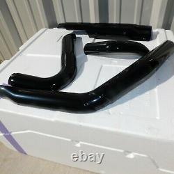 Harley OEM Touring M8 Exhaust Header Heat Shields Mirror Gloss Black 17-Later