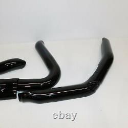 Harley OEM Touring M8 Exhaust Header Heat Shields Mirror Gloss Black 17-Later