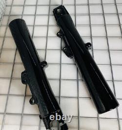 Harley TOURING ELECTRA GLIDE 2000 FLHR FLHX BLACK Slider Fork Legs EXCHANGE