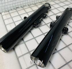 Harley TOURING ELECTRA GLIDE 2000 FLHR FLHX BLACK Slider Fork Legs EXCHANGE