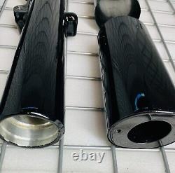 Harley TOURING ELECTRA GLIDE 2000 FLHX BLACK Slider Fork Legs COVERS OUTRIGHT