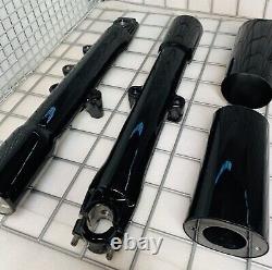 Harley TOURING STREET GLIDE 2000 FLHX BLACK Slider Fork Legs COVERS (EXCHANGE)