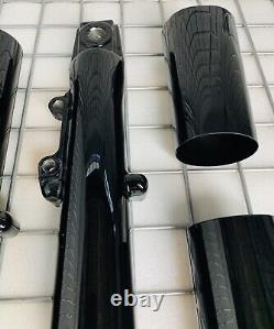 Harley TOURING STREET GLIDE 2000 FLHX BLACK Slider Fork Legs COVERS (EXCHANGE)