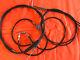 Harley Touring 96-07 Black Extended Cable Kit Ape Hanger 16-18